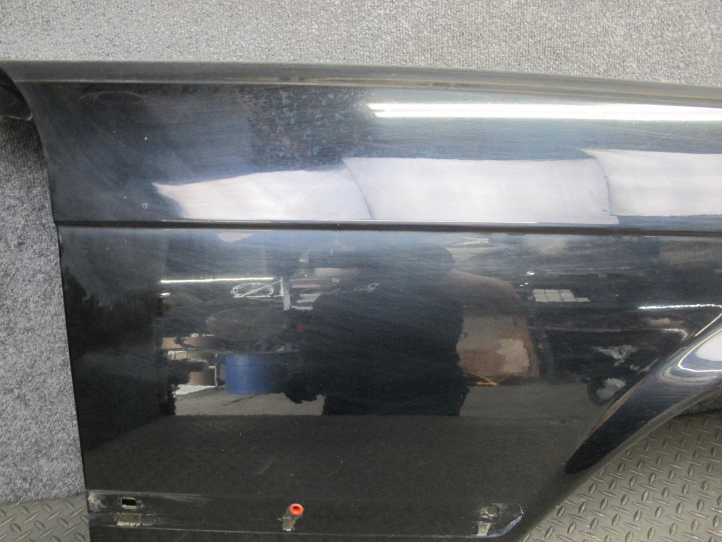 73-89 Mercedes R107 Front Right Fender Shell Cover Panel Black OEM