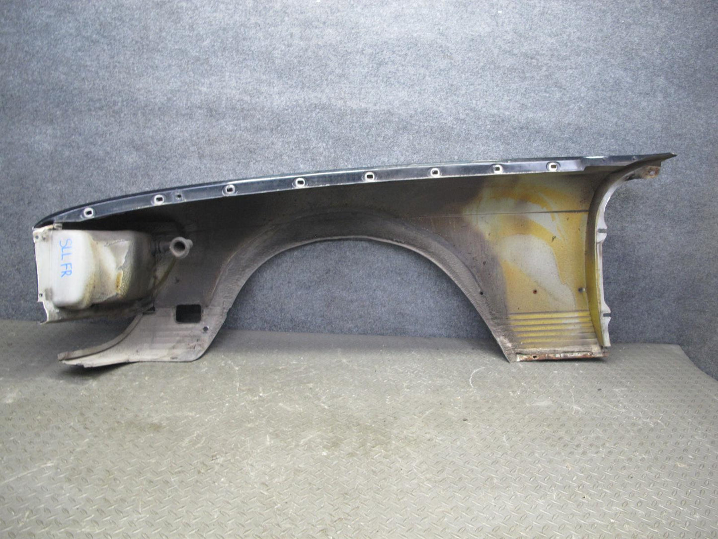 73-89 Mercedes R107 Front Right Fender Shell Cover Panel Black OEM
