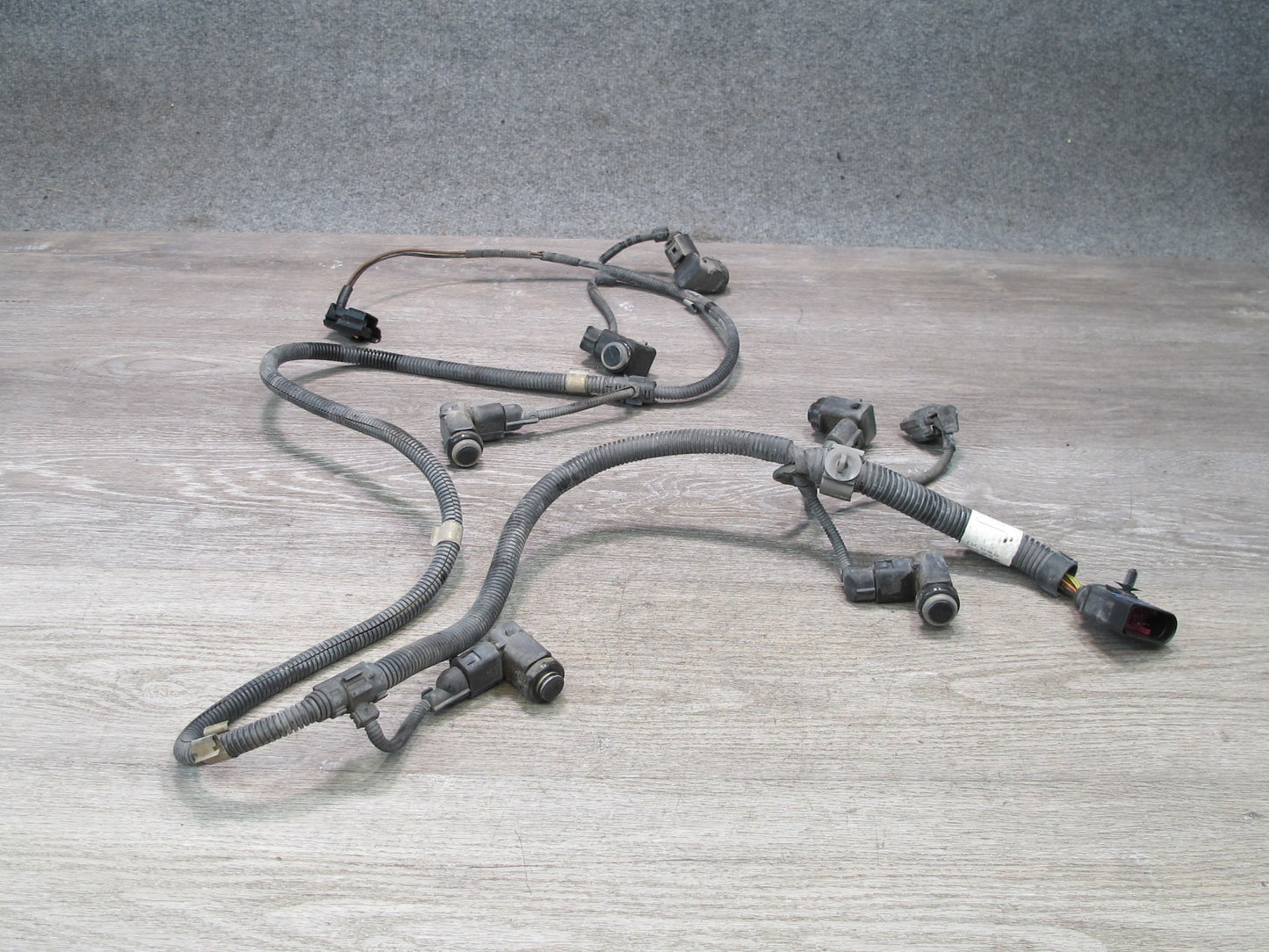 2006 Porsche Cayenne 955 Front Bumper PDC Parking Distance Sensor Wiring Set