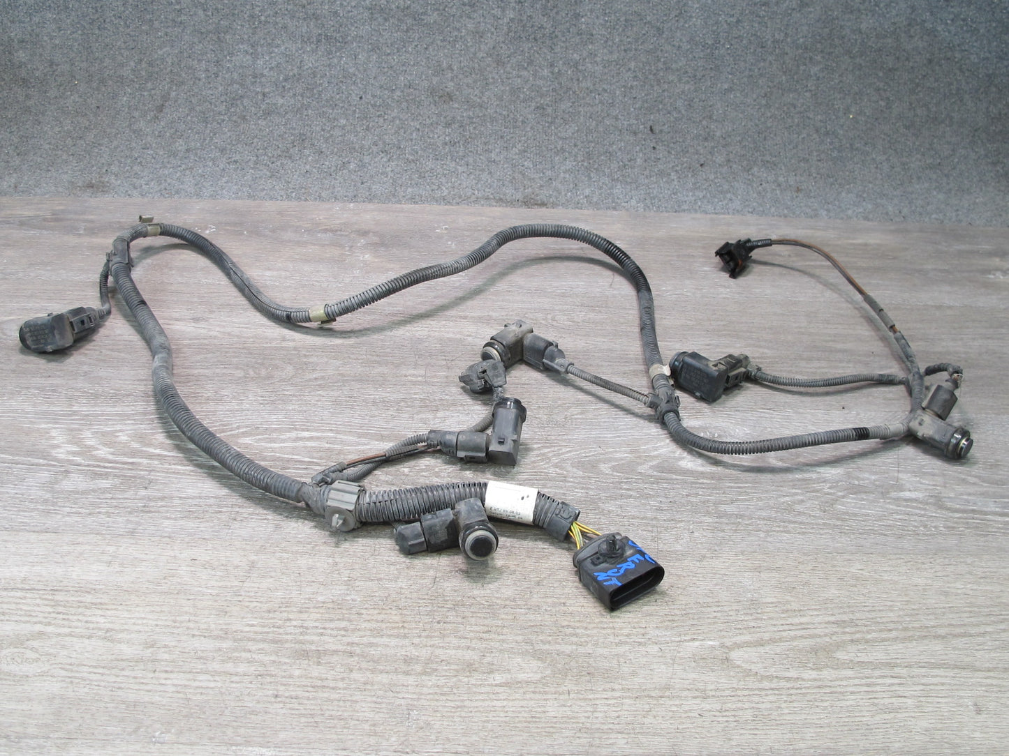 2006 Porsche Cayenne 955 Front Bumper PDC Parking Distance Sensor Wiring Set