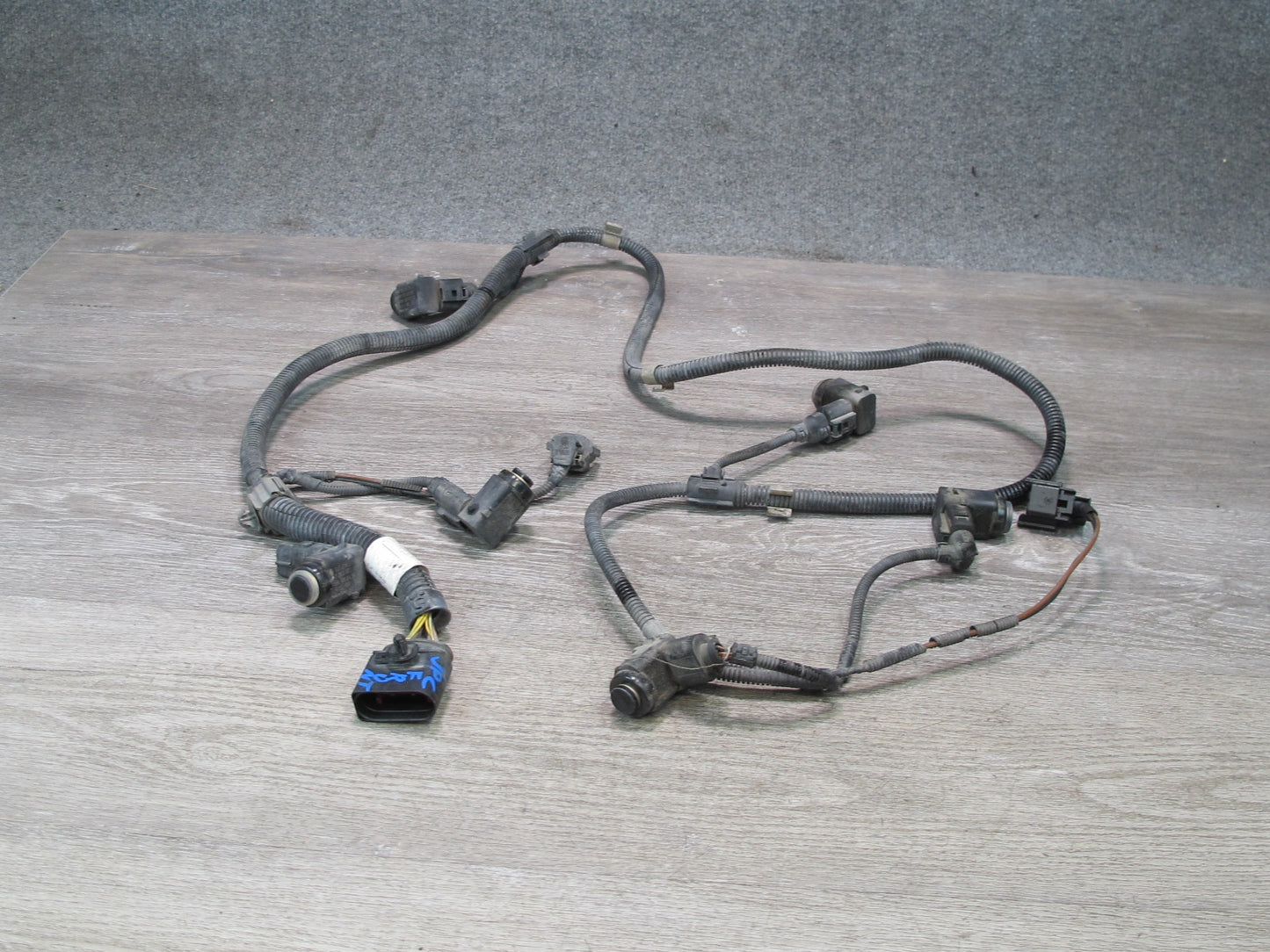 2006 Porsche Cayenne 955 Front Bumper PDC Parking Distance Sensor Wiring Set