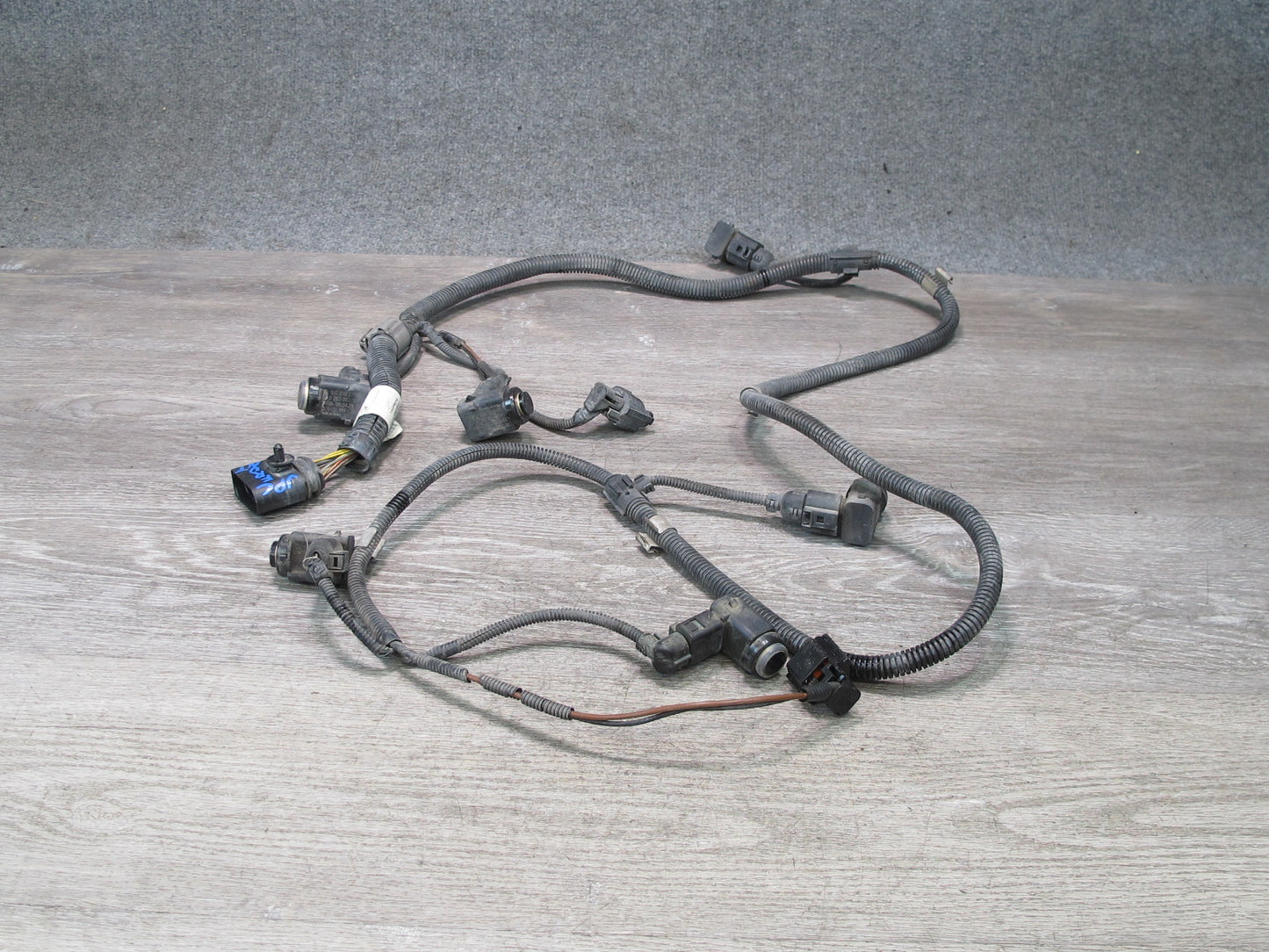 2006 Porsche Cayenne 955 Front Bumper PDC Parking Distance Sensor Wiring Set
