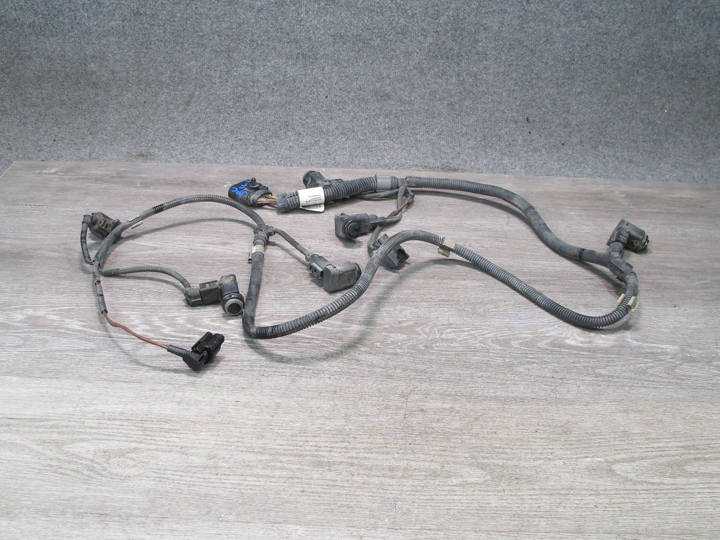 2006 Porsche Cayenne 955 Front Bumper PDC Parking Distance Sensor Wiring Set