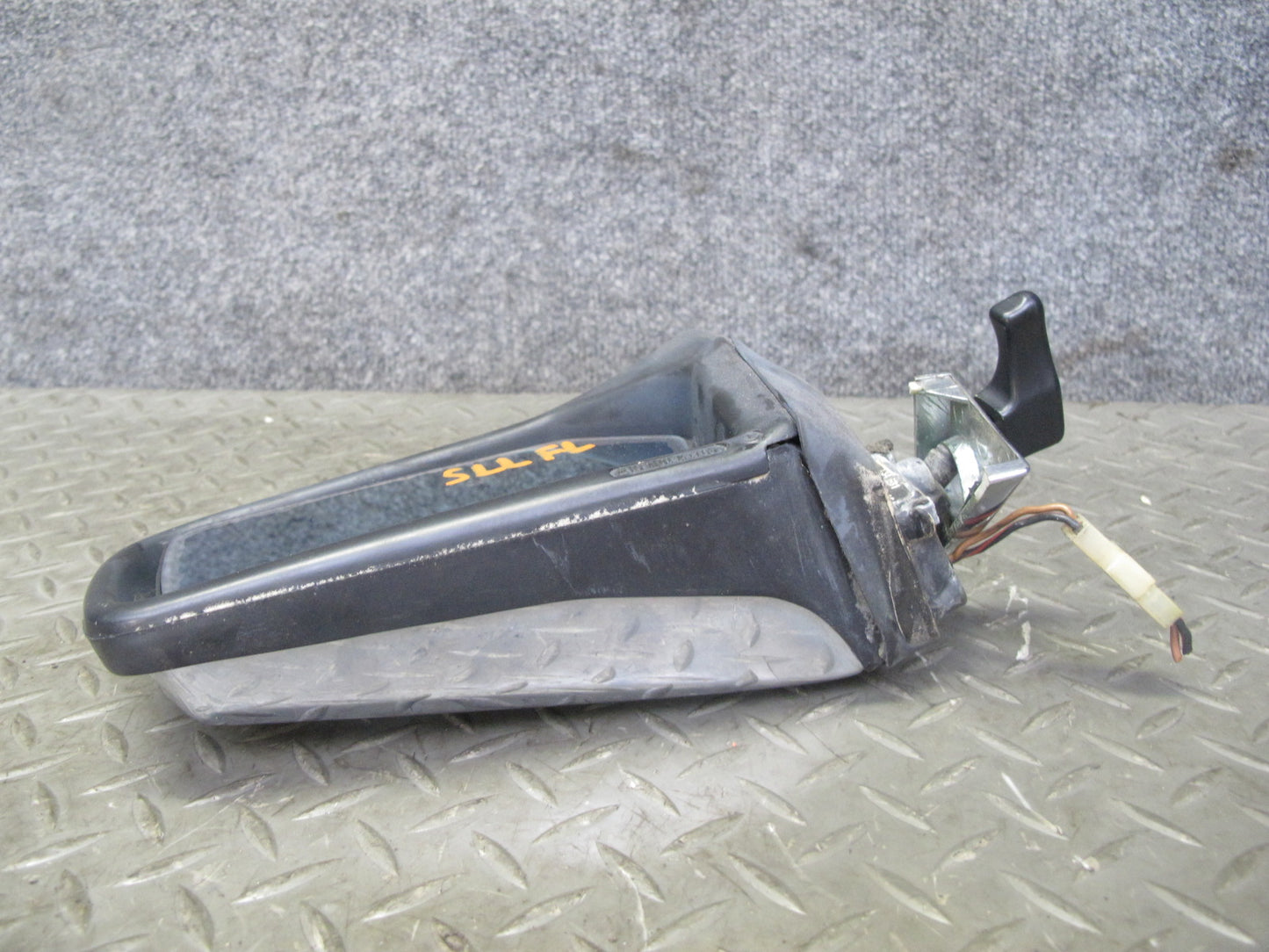 73-89 Mercedes R107 Left Door Exterior Side View Heated Manual Mirror OEM