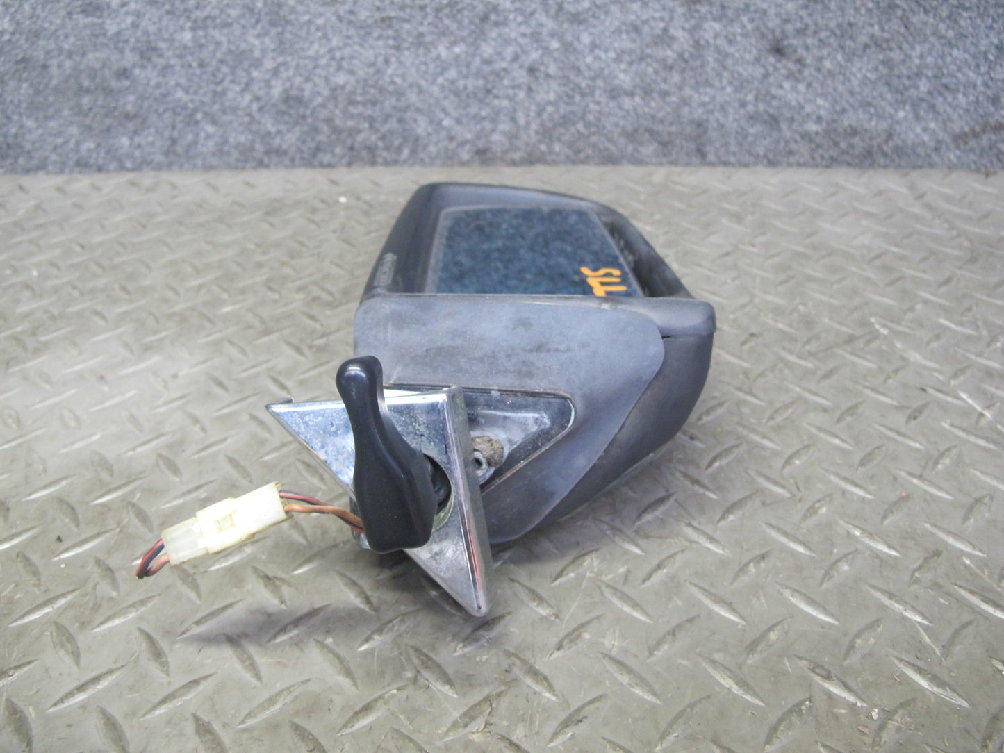 73-89 Mercedes R107 Left Door Exterior Side View Heated Manual Mirror OEM
