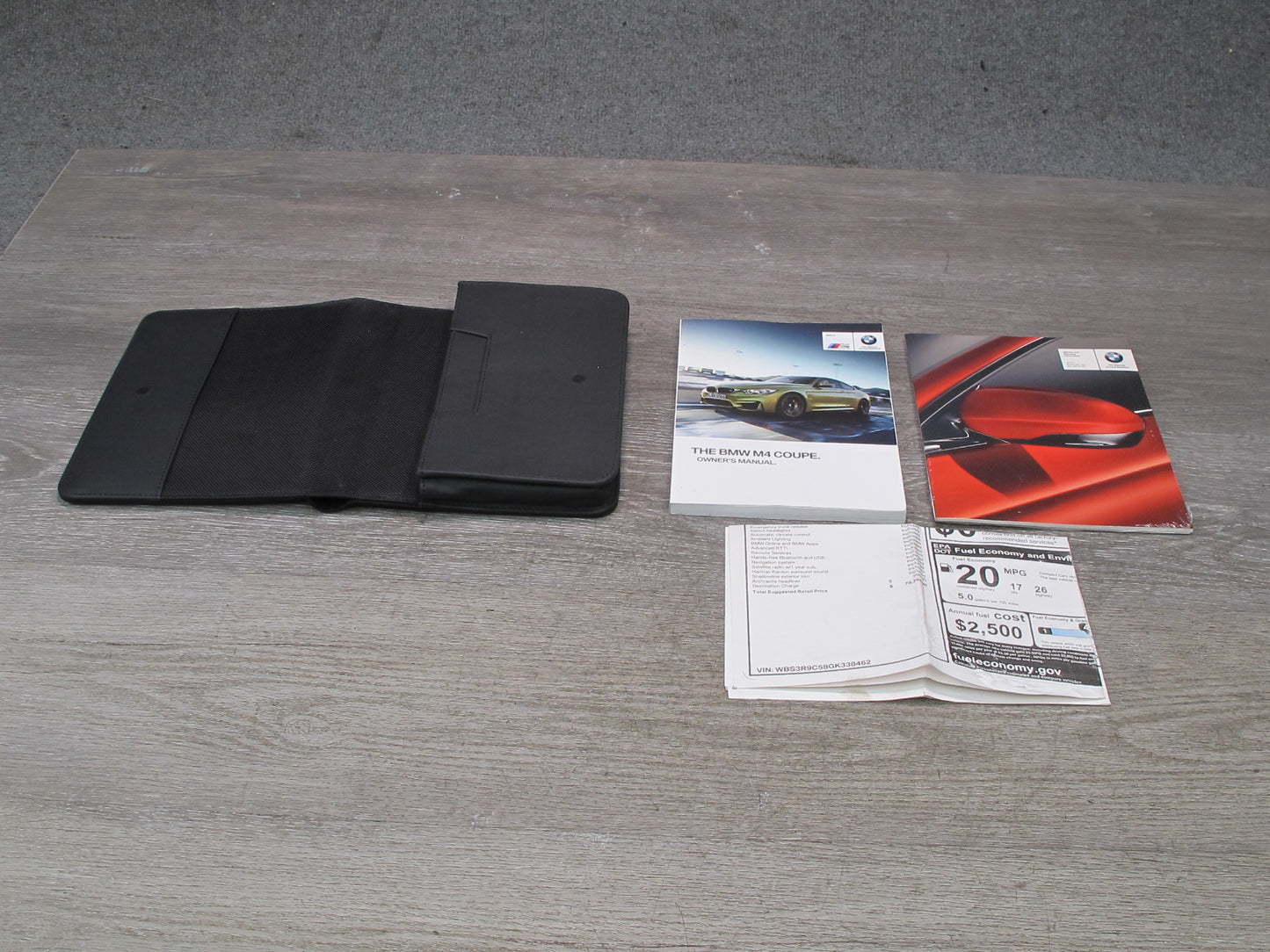 2016 BMW F82 M4 Coupe Owner User Operator Guide Manual Book Case Set