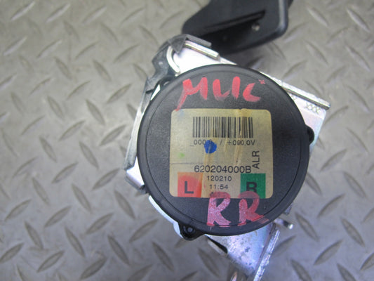 11-16 MINI R60 COUNTRYMAN REAR LEFT CENTER RIGHT SIDE SEATBELT RETRACTOR SET OEM