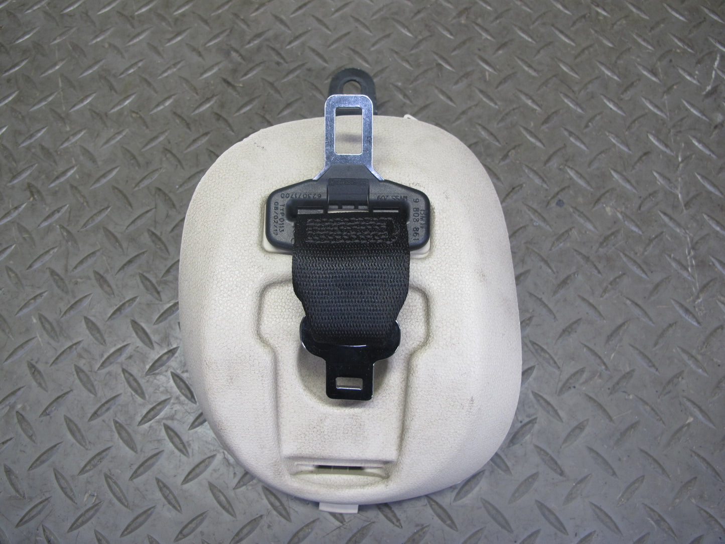 11-16 MINI R60 COUNTRYMAN REAR LEFT CENTER RIGHT SIDE SEATBELT RETRACTOR SET OEM