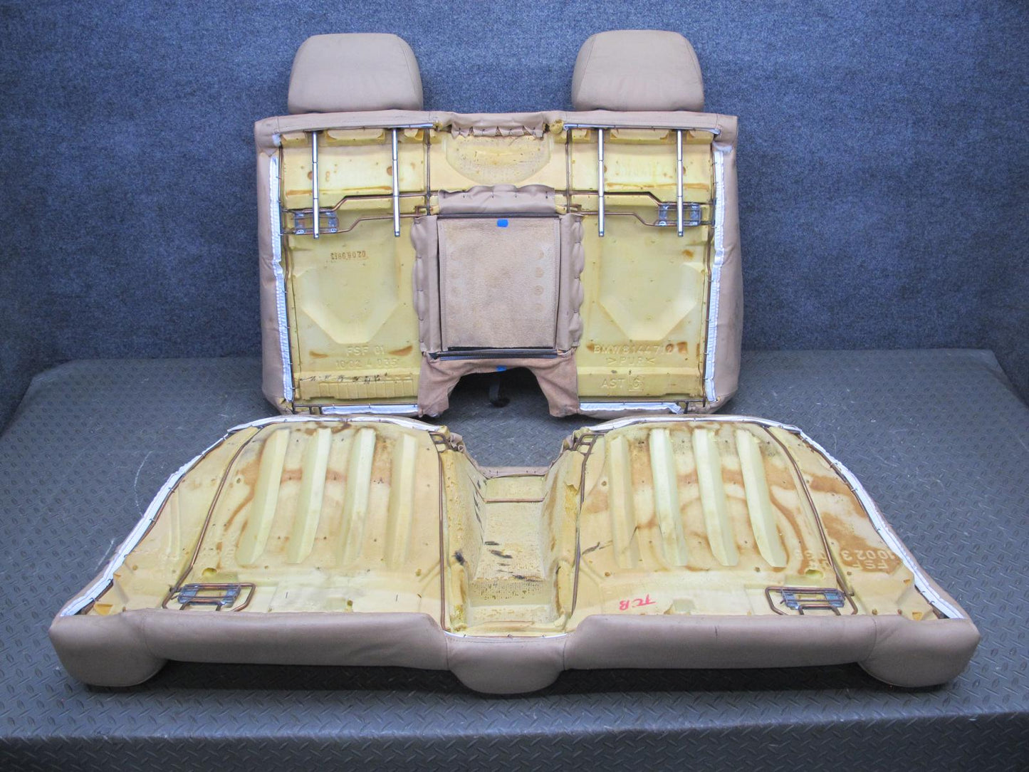 94-99 BMW E36 3-SERIES Convertible Front & Rear Leather Seat Set Sand-beige OEM