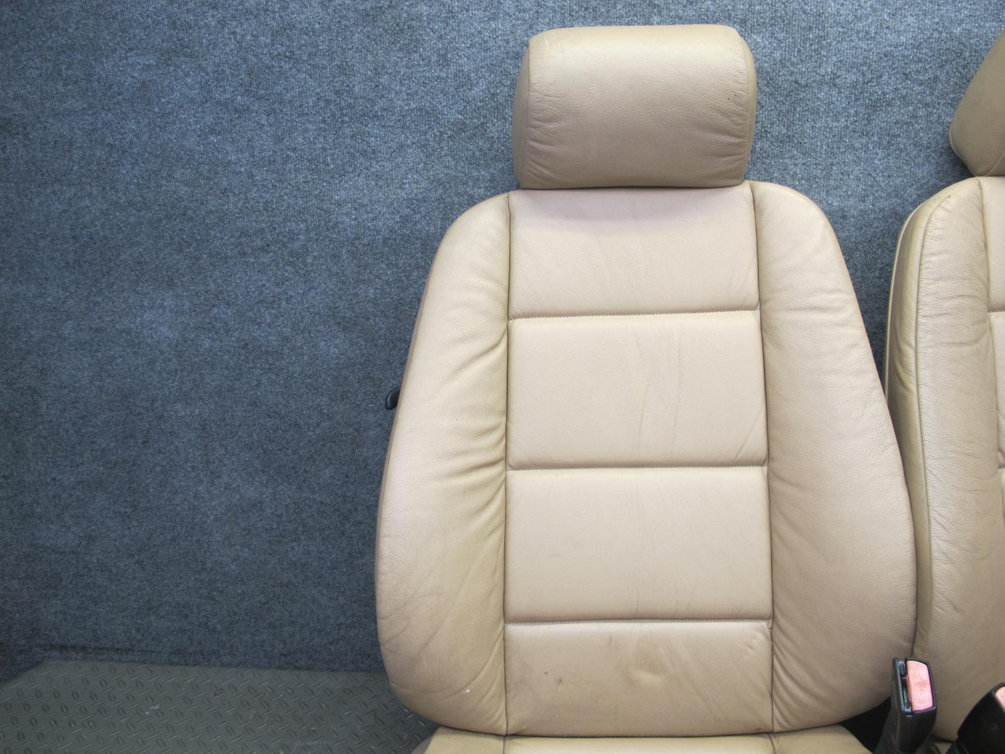 94-99 BMW E36 3-SERIES Convertible Front & Rear Leather Seat Set Sand-beige OEM