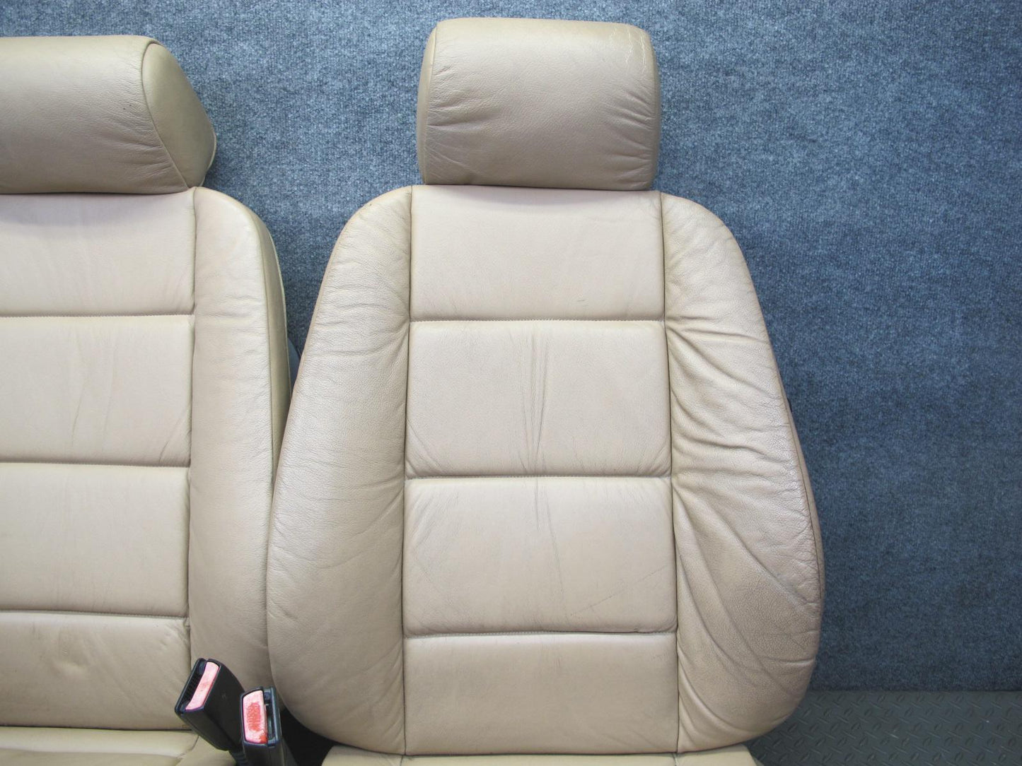 94-99 BMW E36 3-SERIES Convertible Front & Rear Leather Seat Set Sand-beige OEM