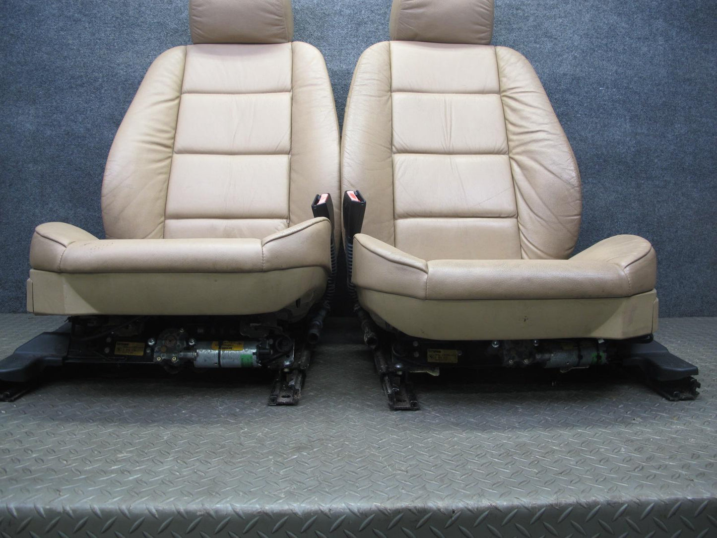 94-99 BMW E36 3-SERIES Convertible Front & Rear Leather Seat Set Sand-beige OEM