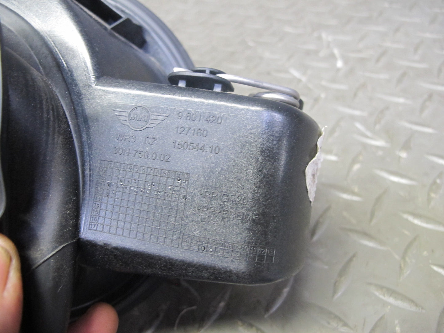 11-16 Mini Cooper R60 Countryman Fuel Tank Filler Door Lid Cover w Hinge OEM