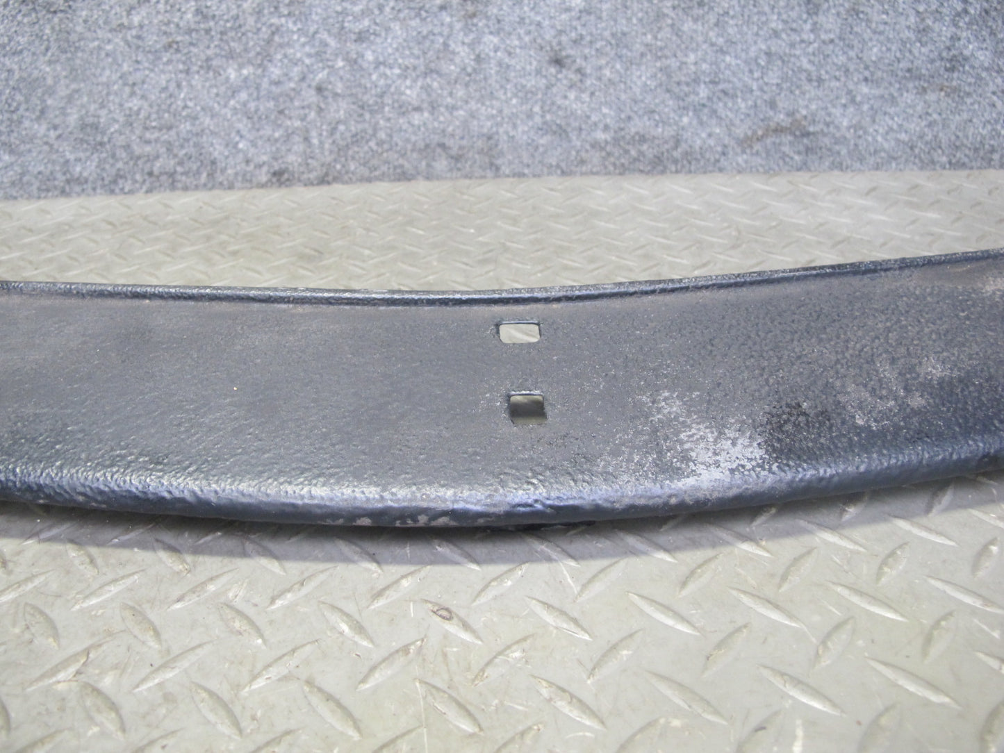 86-89 Mercedes R107 560SL Front Bumper Lower Filler Cover Molding Trim OEM
