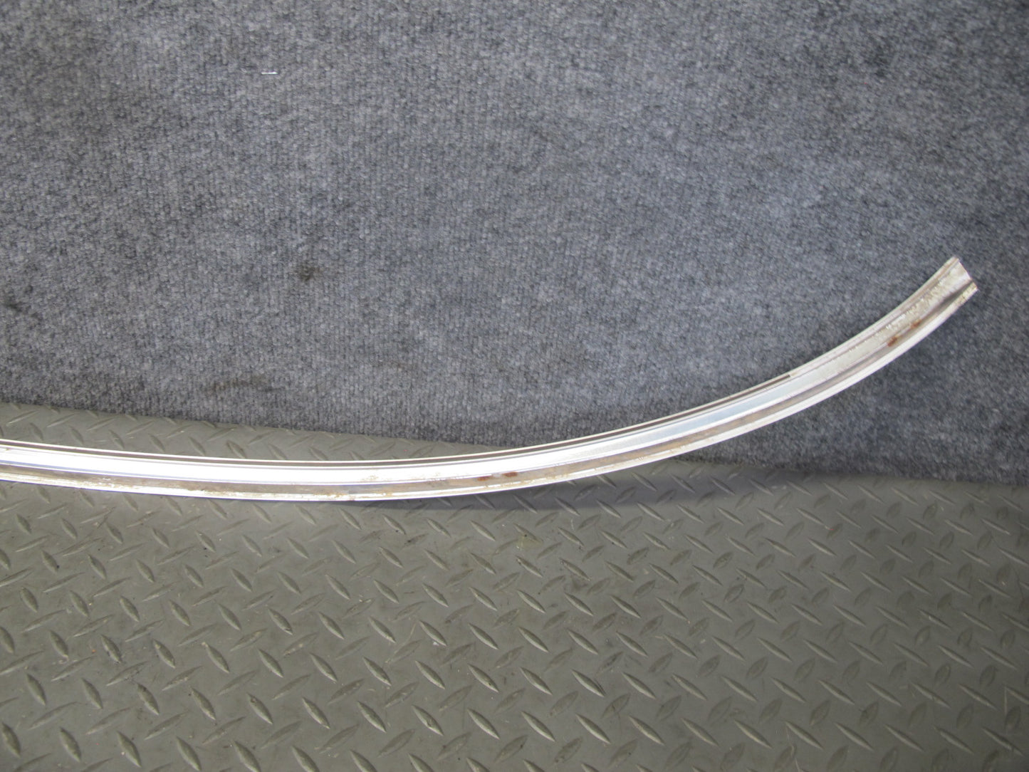 86-89 Mercedes R107 560SL Front Windshield Chrome Molding Trim Set OEM
