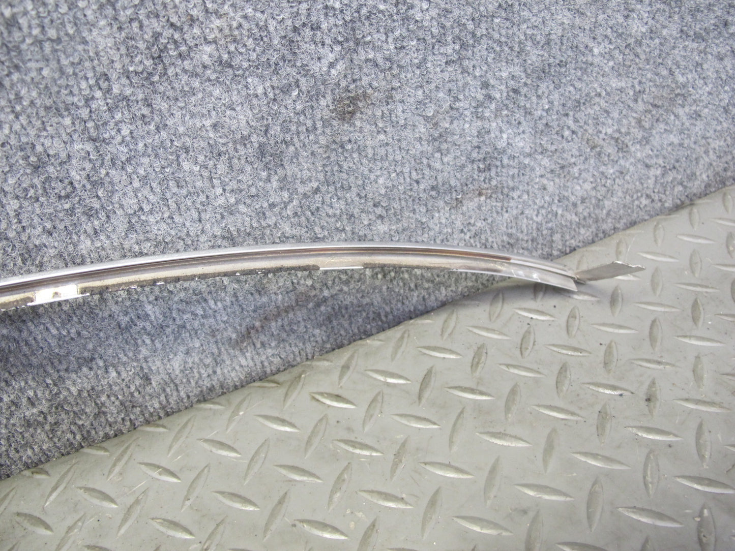 86-89 Mercedes R107 560SL Front Windshield Chrome Molding Trim Set OEM