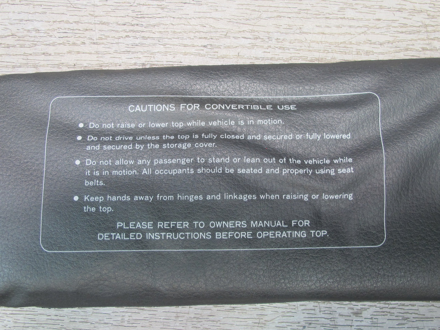 1993 Nissan Z32 300ZX Convert Set of 2 Front Left & Right Sun Visor Black OEM