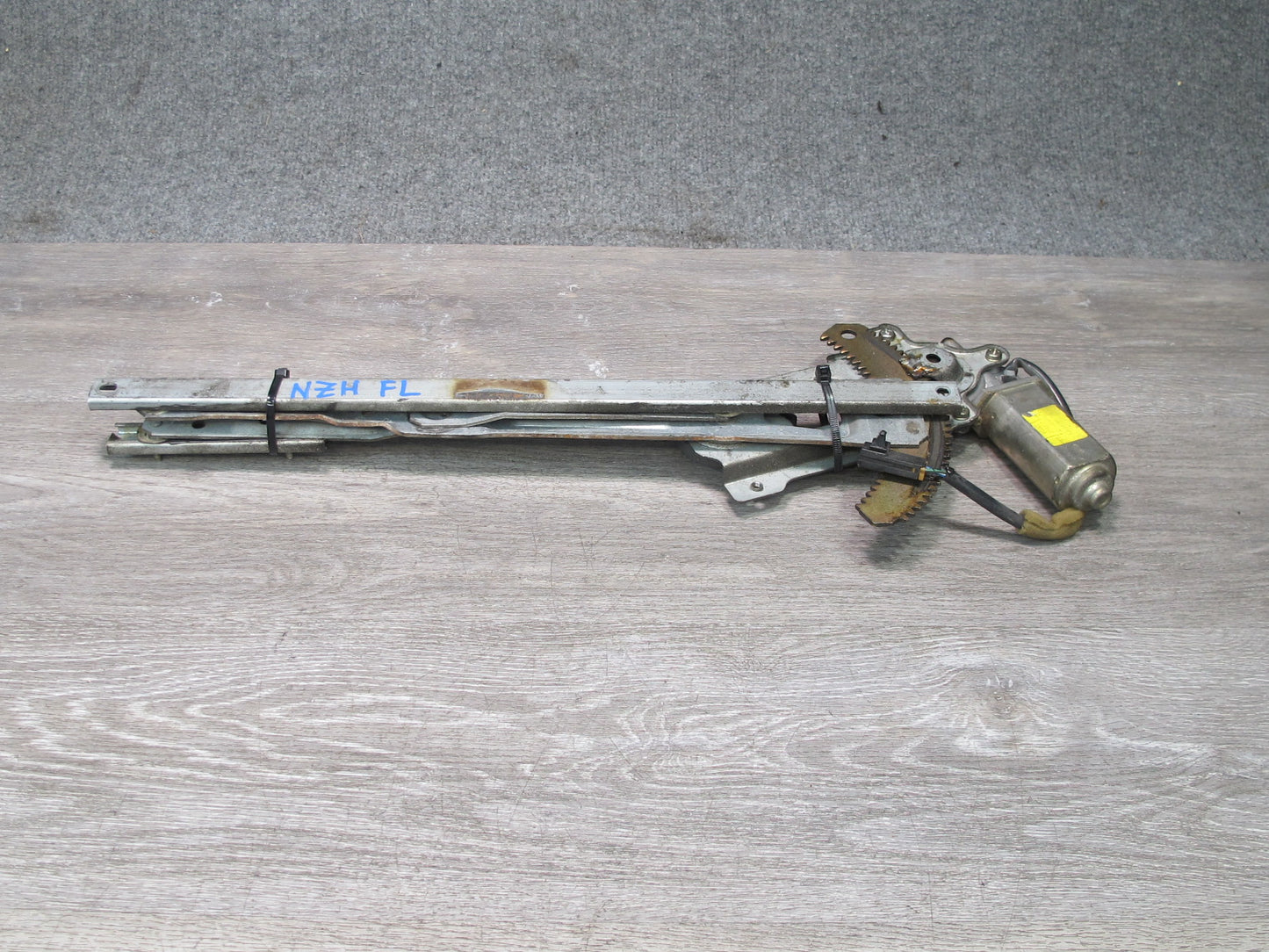 93-96 Nissan 300ZX Z32 Convertible Left Driver Door Window Regulator w Motor OEM