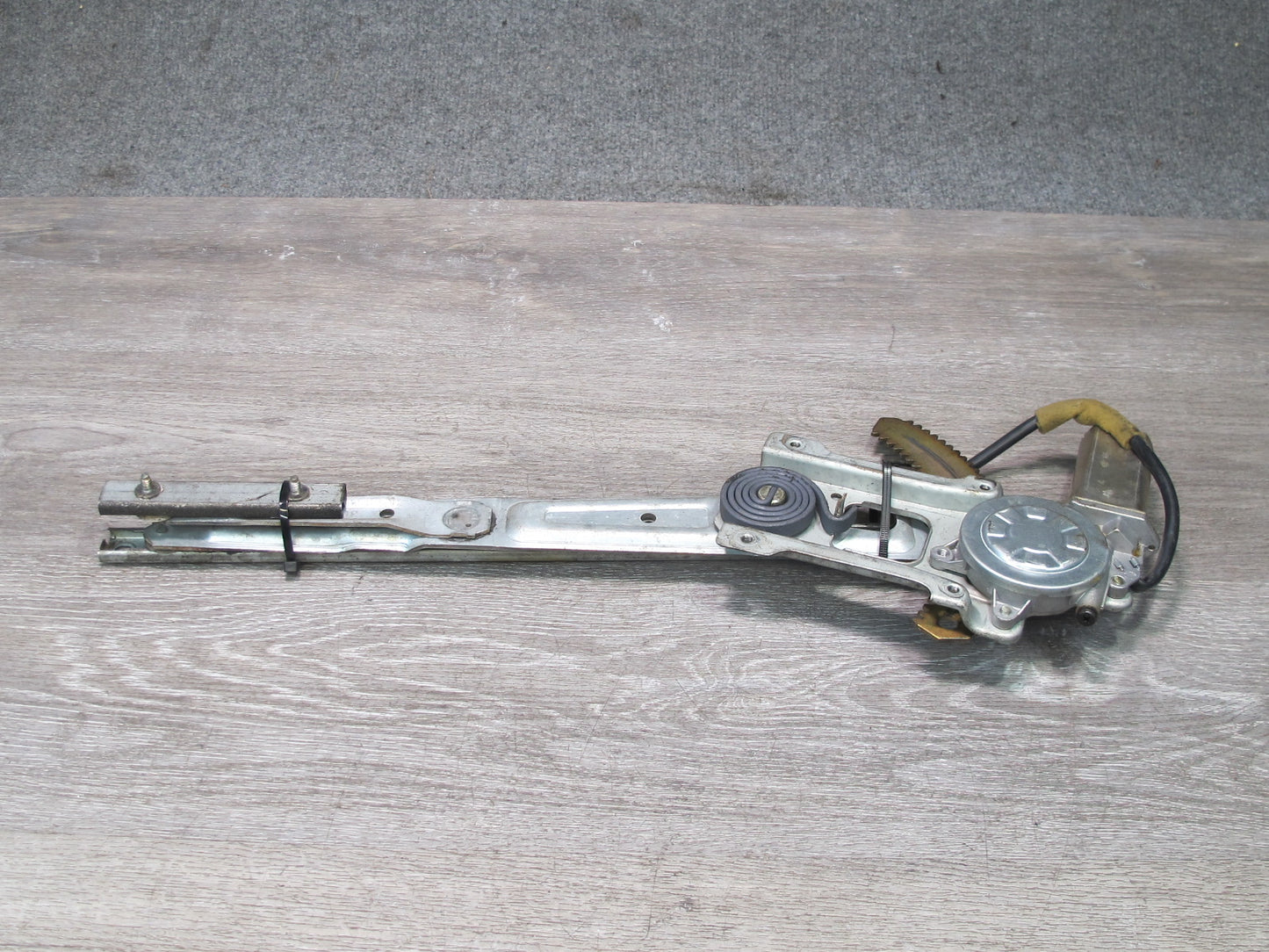 93-96 Nissan 300ZX Z32 Convertible Left Driver Door Window Regulator w Motor OEM
