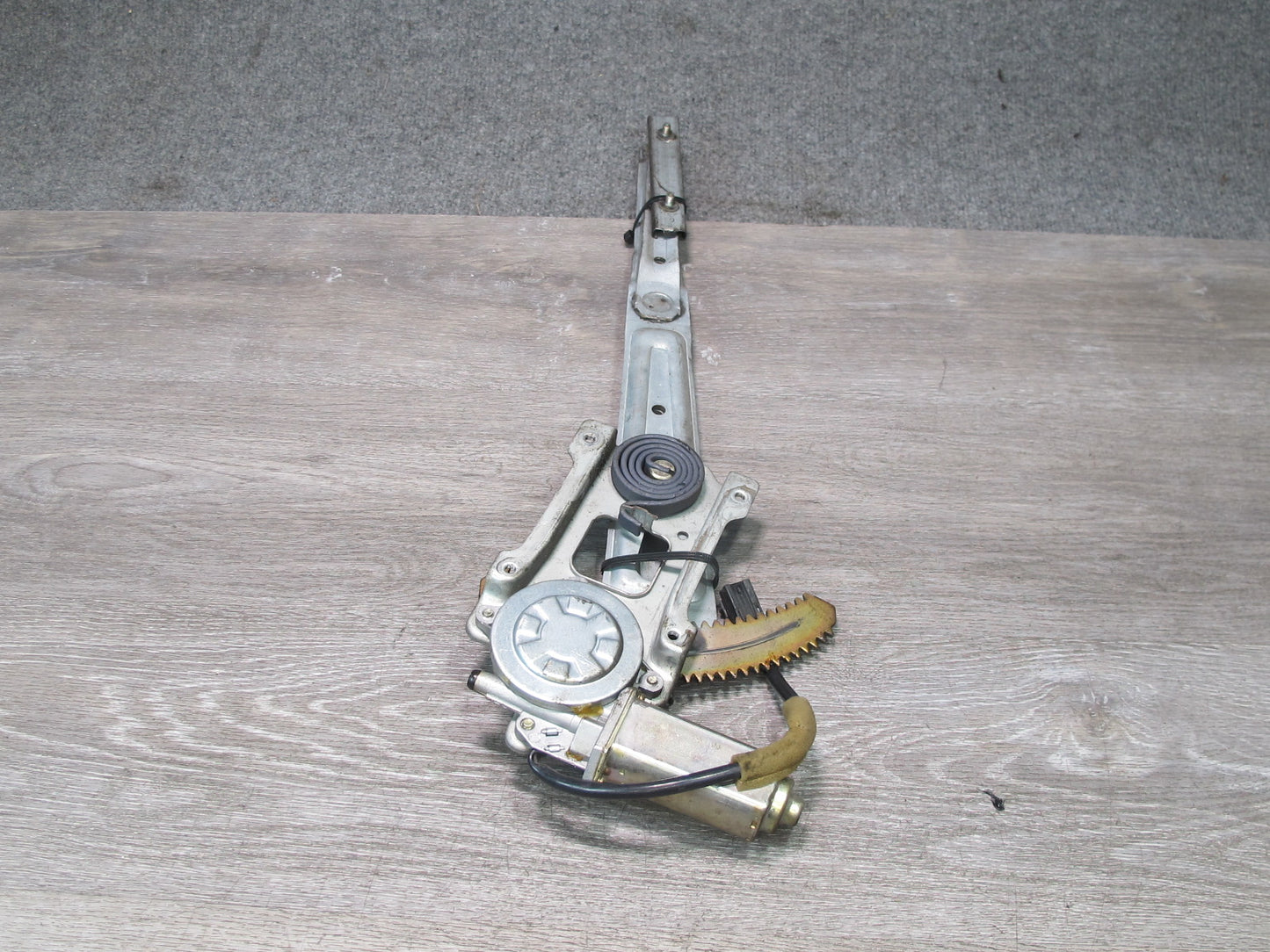 93-96 Nissan 300ZX Z32 Convertible Left Driver Door Window Regulator w Motor OEM