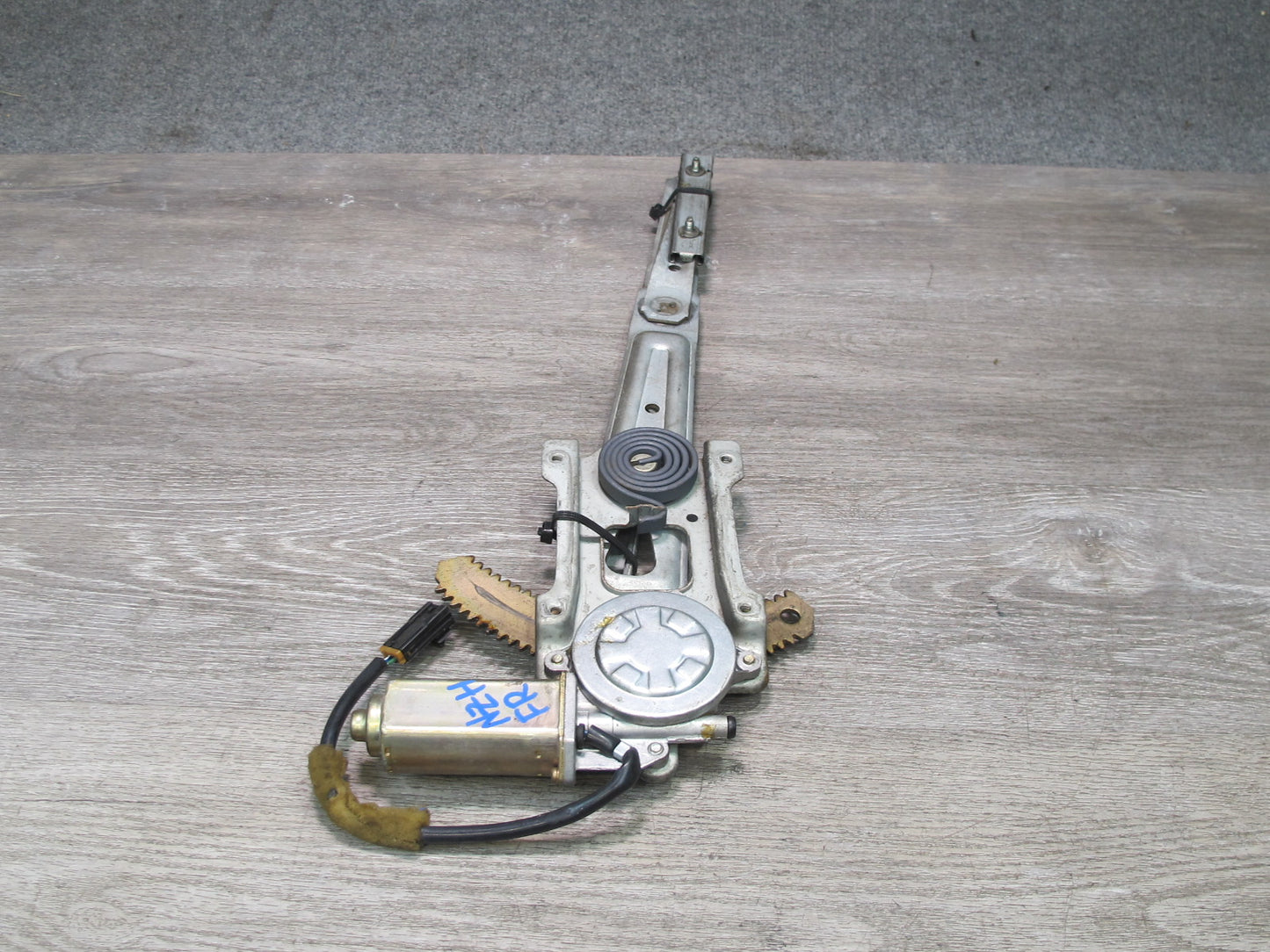 93-96 Nissan 300ZX Z32 Convertible Right Pass Door Window Regulator w Motor OEM