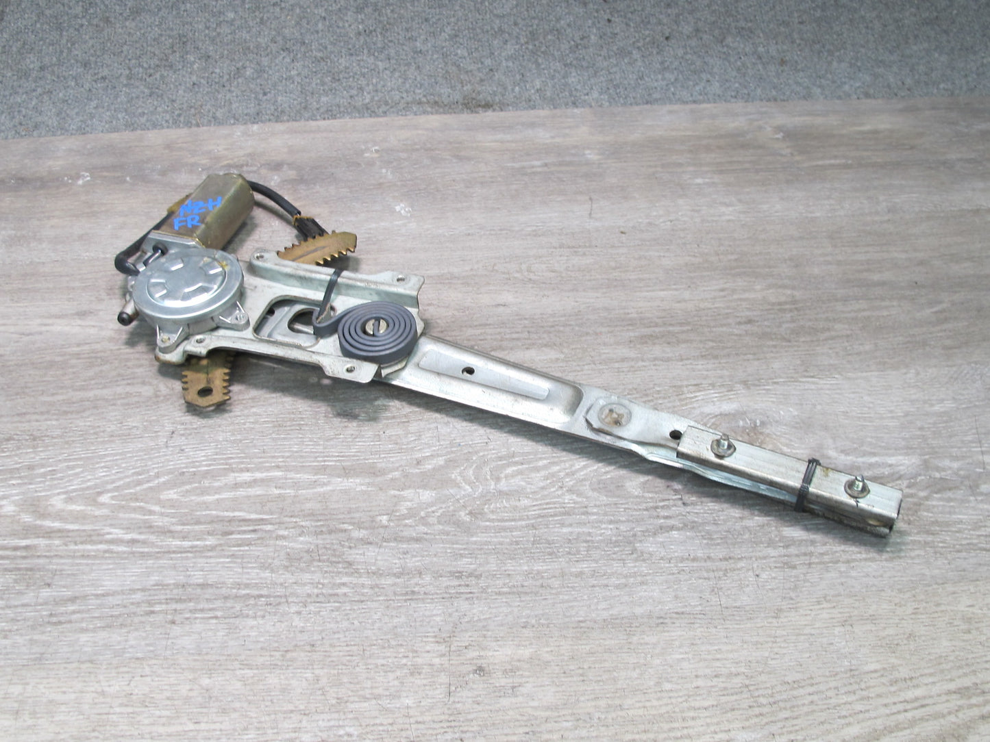 93-96 Nissan 300ZX Z32 Convertible Right Pass Door Window Regulator w Motor OEM