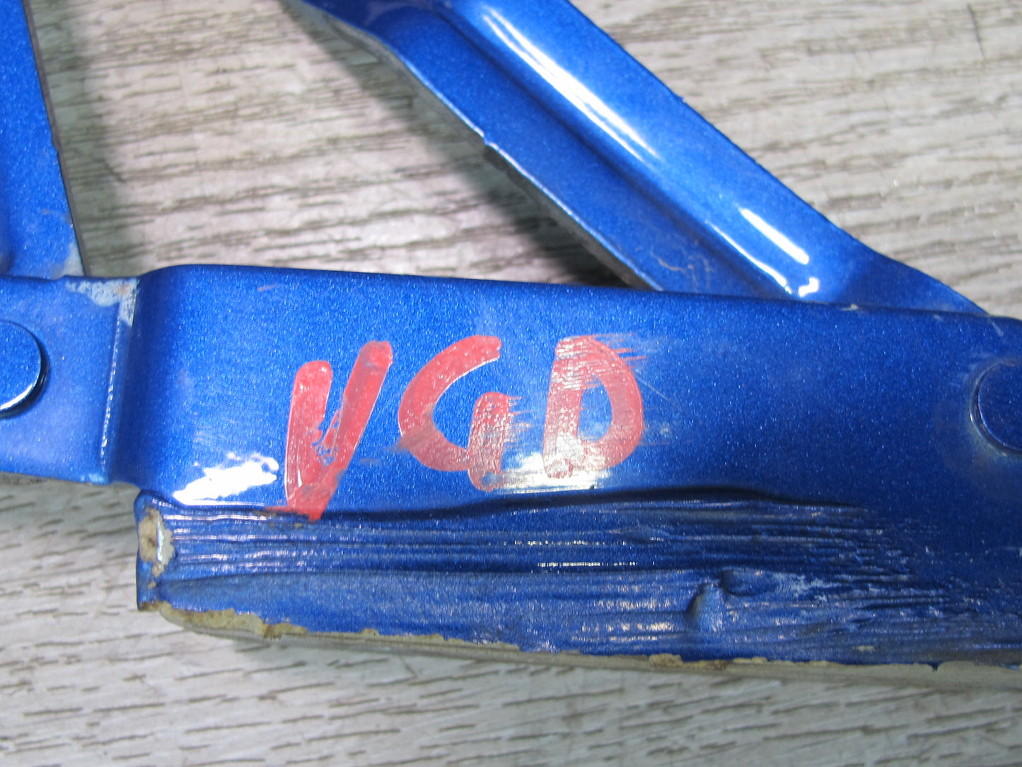 05-14 VW Golf R32 GTI Rabbit Jetta Front Left Right Hood Hinge Set Deepblue OEM
