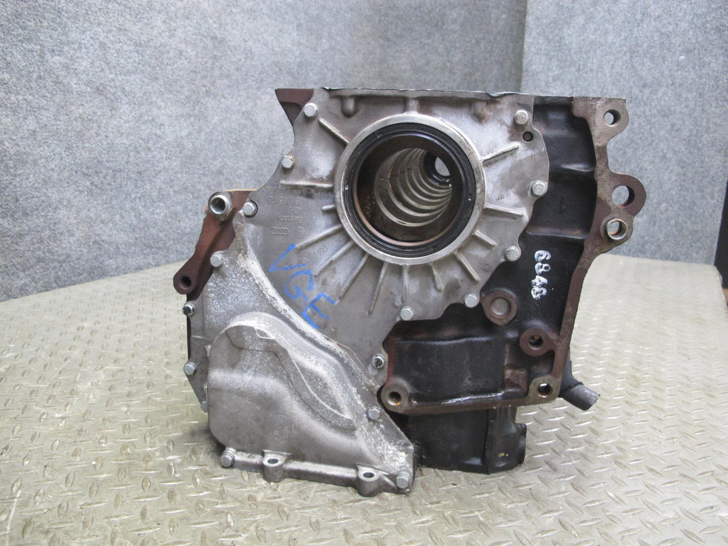 2008 VW Golf R32 MK5 EOS VR6 3.2L Cbra Engine Cylinder Block 105K Miles OEM