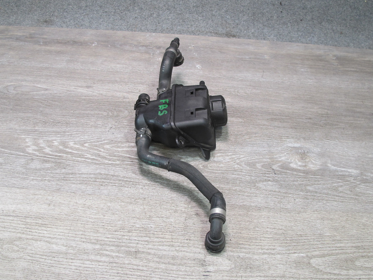 12-15 BMW F10 F12 4.4L N63 Engine Coolant Reservoir Expansion Tank w Hoses OEM