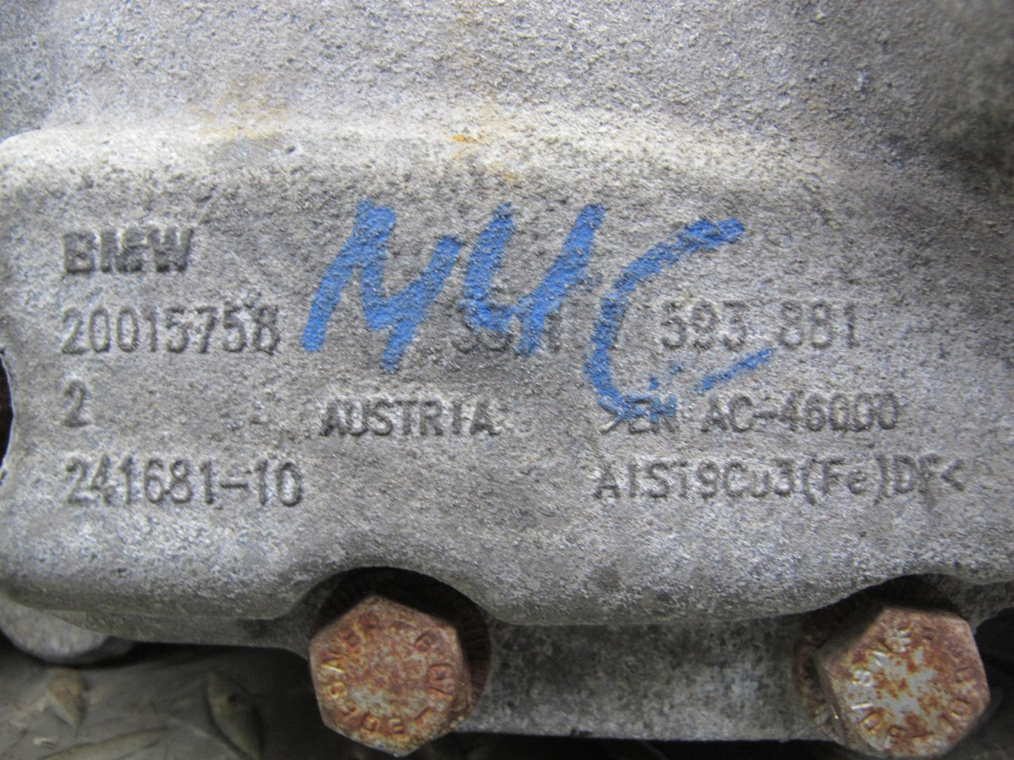 11-15 Mini S R60 R61 Countryman AWD Rear Differential Carrier 2.81 Ratio OEM