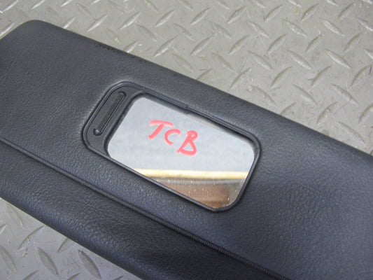 96-99 BMW E36 Convertible Set of 2 Front Left & Right Sun Visor Black OEM