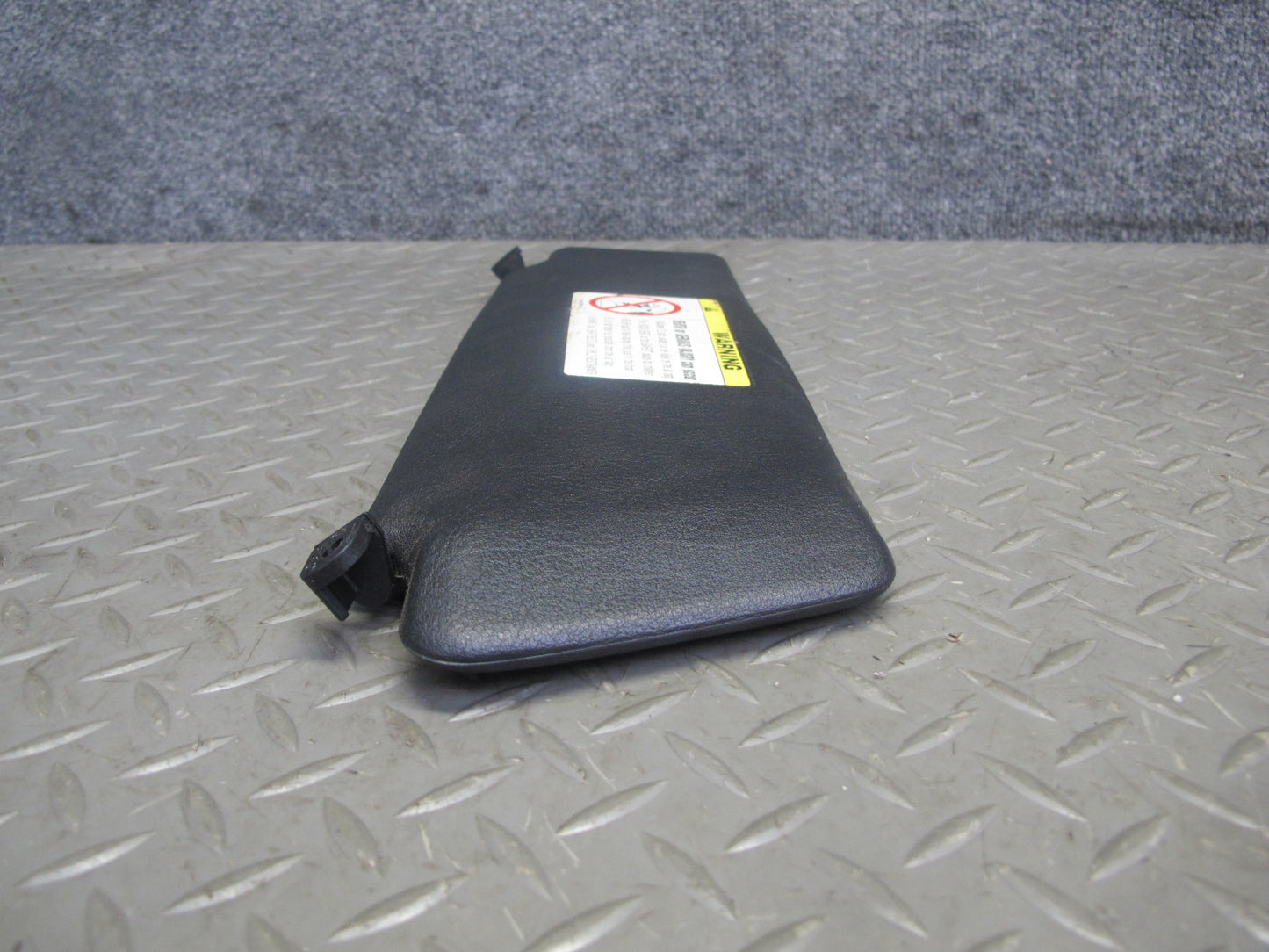 96-99 BMW E36 Convertible Set of 2 Front Left & Right Sun Visor Black OEM