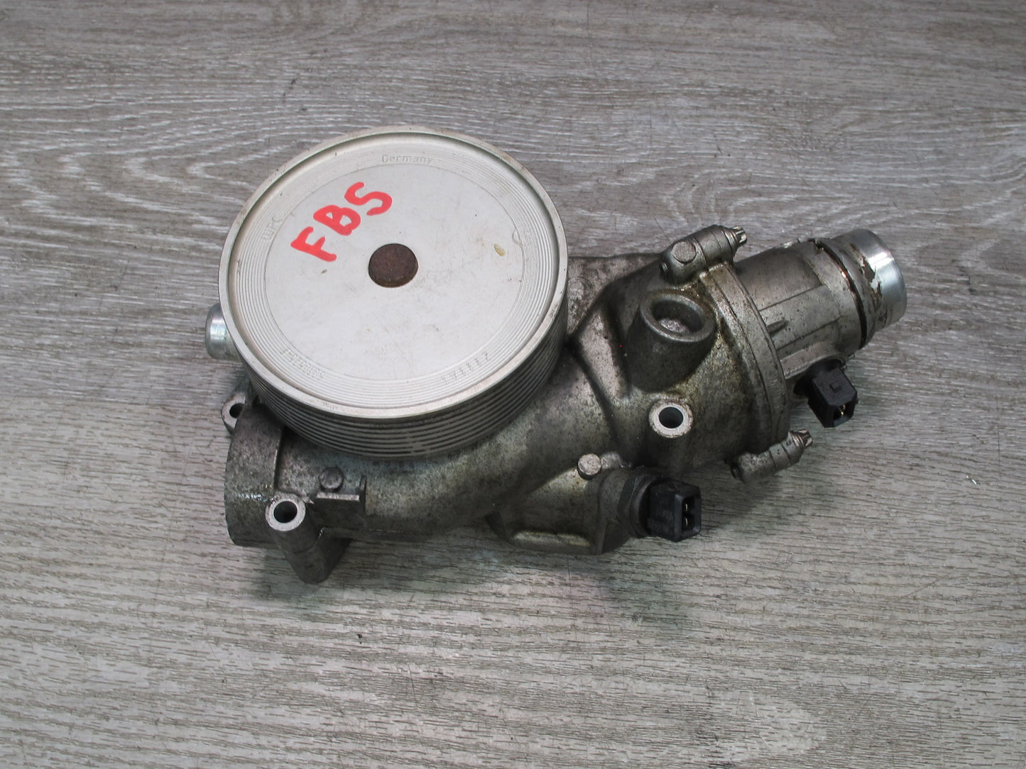 12-18 BMW F10 F12 N63 4.4L Engine Coolant Water Pump w Thermostat Housing OEM
