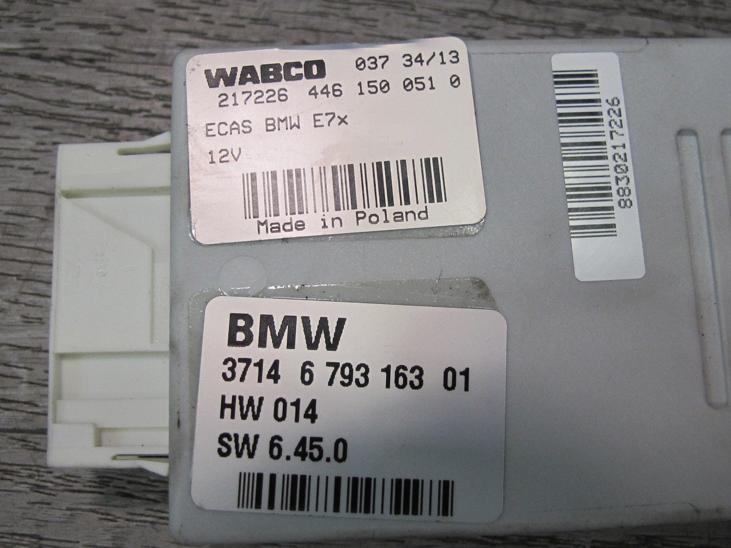 2008-2014 BMW E71 E72 X6 Air Suspension Control Module 6793163