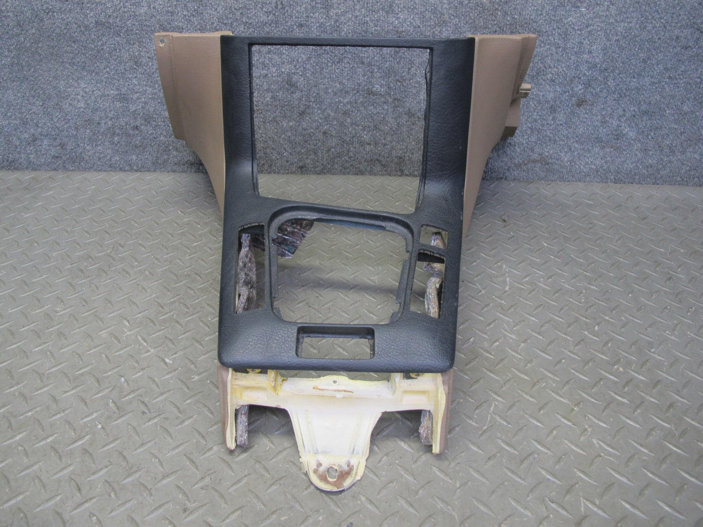 94-99 BMW E36 3-SERIES Convert Center Console Shifter Trim Cover Panel Beige OEM