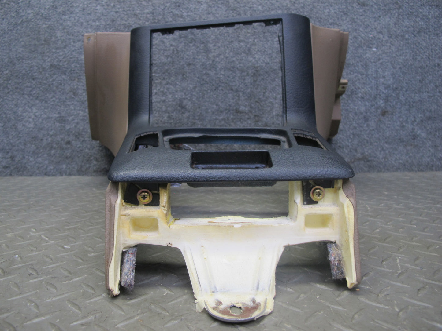 94-99 BMW E36 3-SERIES Convert Center Console Shifter Trim Cover Panel Beige OEM