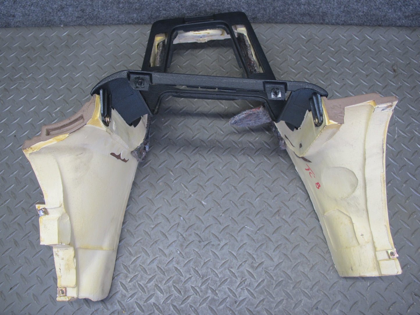 94-99 BMW E36 3-SERIES Convert Center Console Shifter Trim Cover Panel Beige OEM