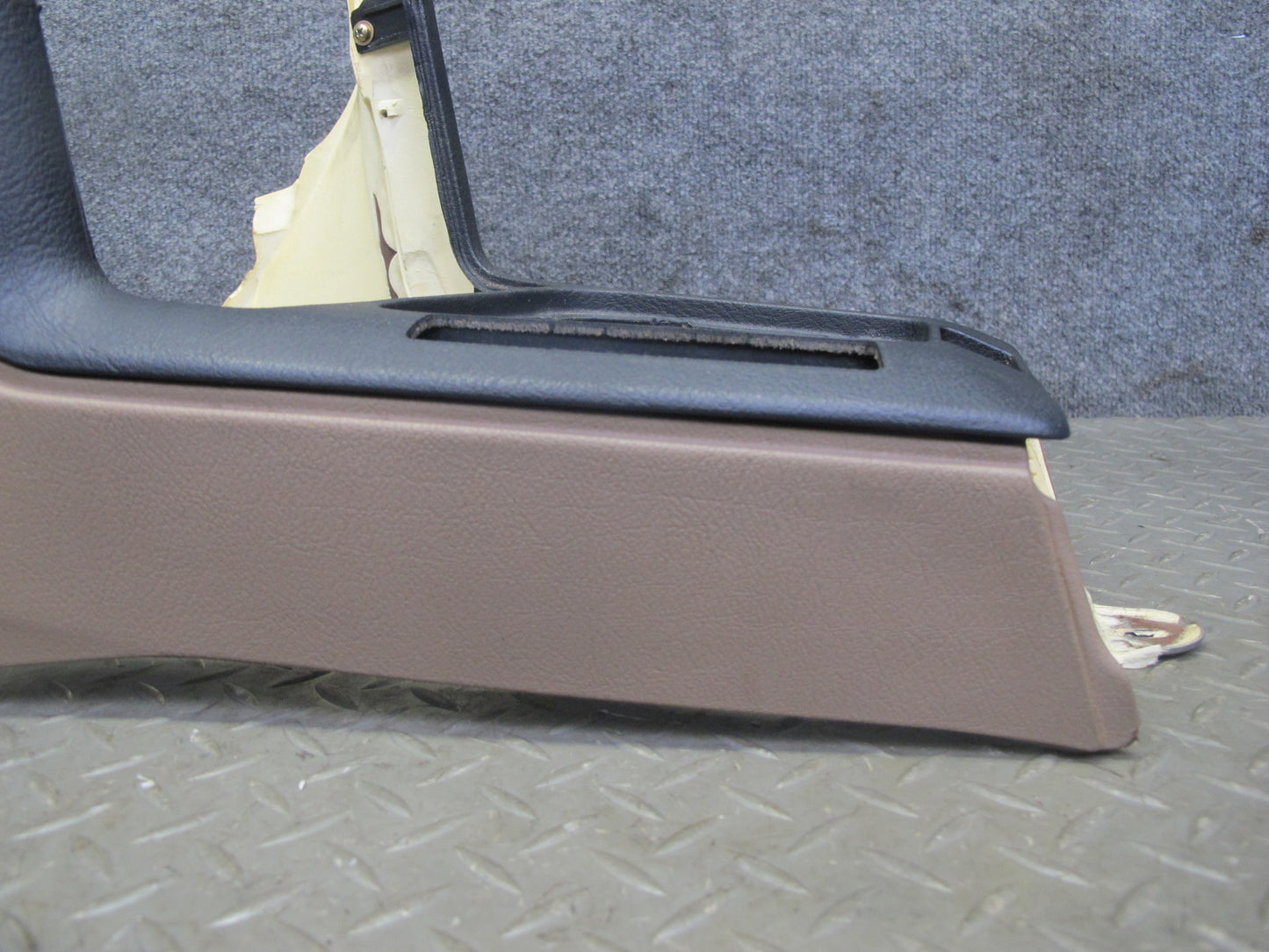 94-99 BMW E36 3-SERIES Convert Center Console Shifter Trim Cover Panel Beige OEM