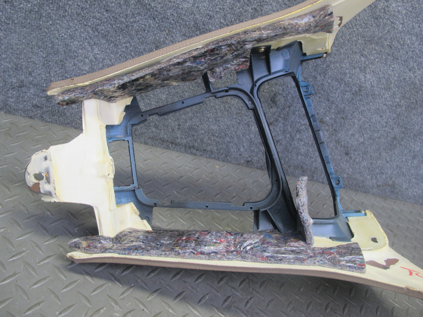 94-99 BMW E36 3-SERIES Convert Center Console Shifter Trim Cover Panel Beige OEM