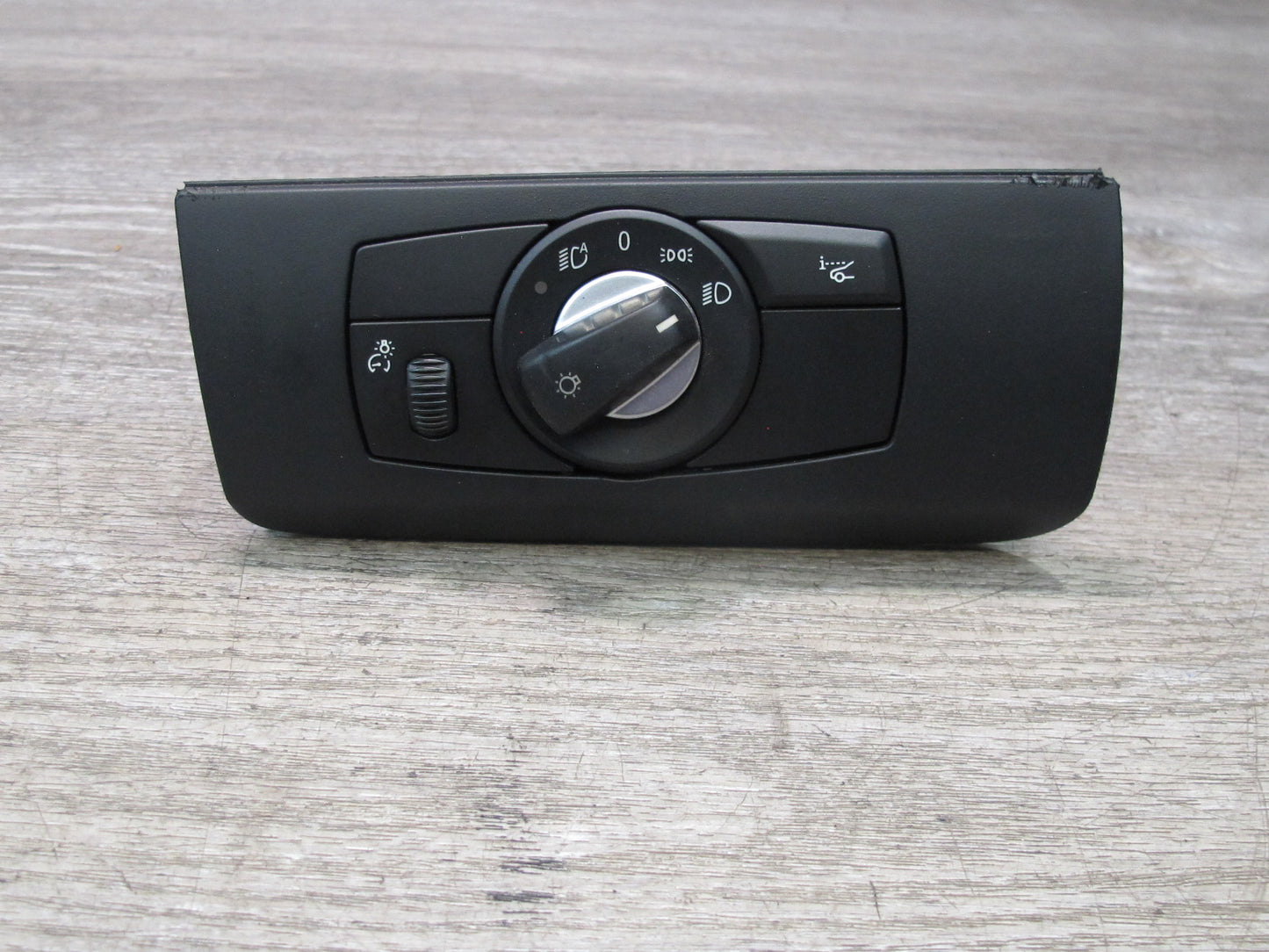 2008-2014 BMW E71 E72 X6 Headlight Lamp Dimmer Switch w Trim 9135579