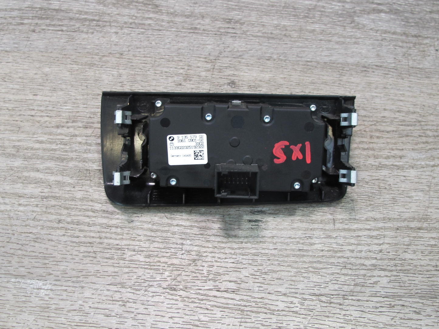 2008-2014 BMW E71 E72 X6 Headlight Lamp Dimmer Switch w Trim 9135579