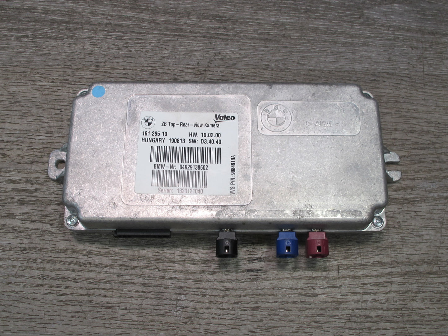 2008-2014 BMW E71 X6 Rear View Camera Control Module 9291386