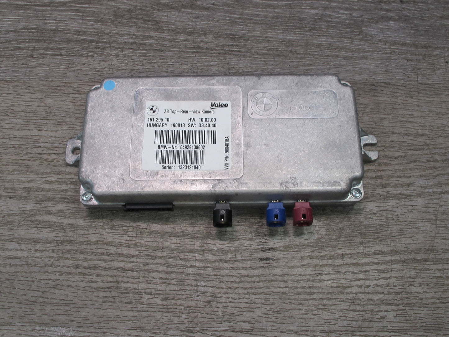 2008-2014 BMW E71 X6 Rear View Camera Control Module 9291386