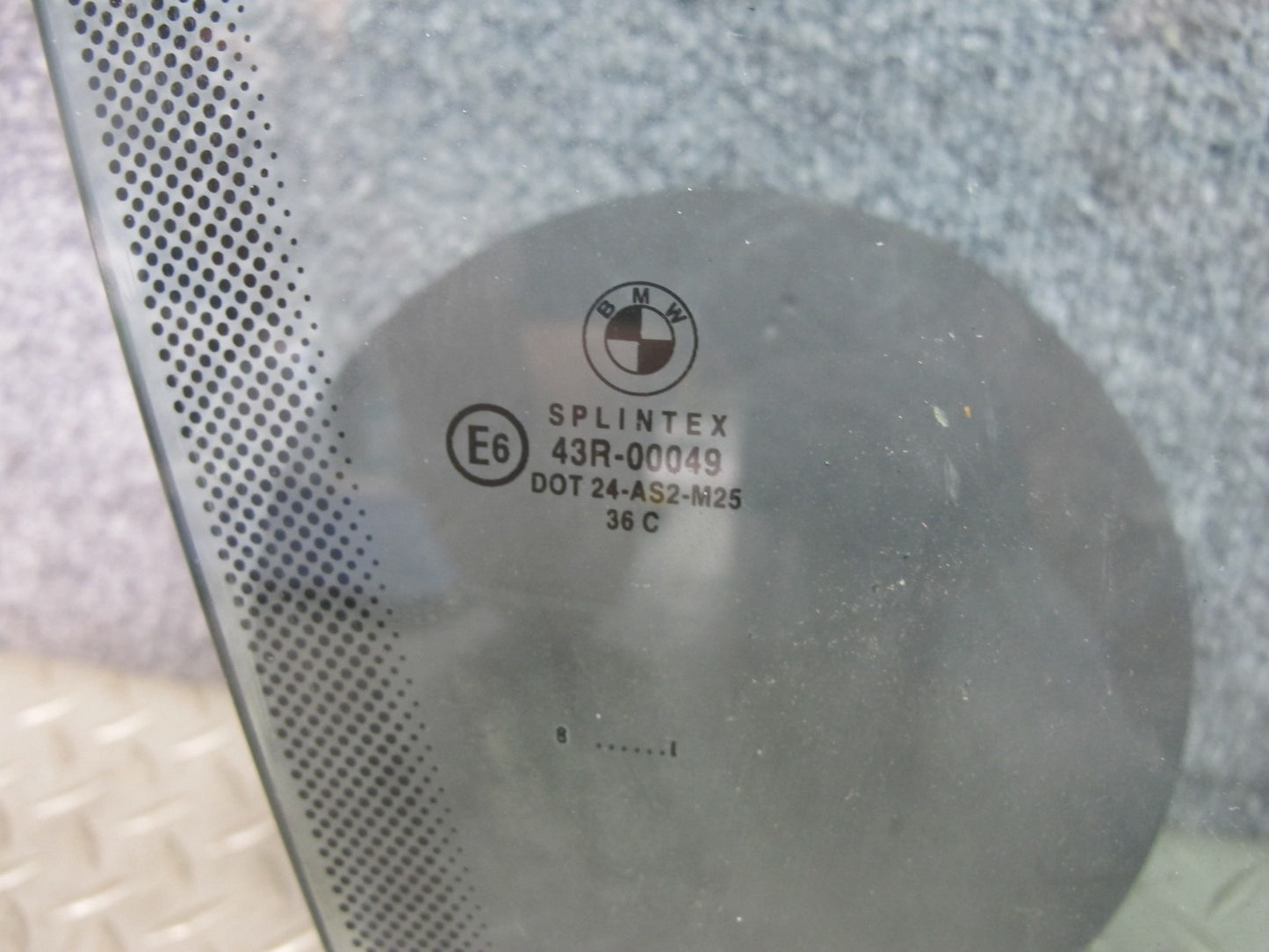 94-99 BMW E36 3-SERIES Coupe Convertible Right Passenger Door Glass Window OEM