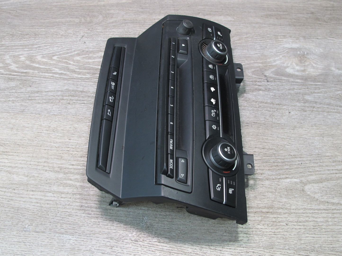 2010-2014 BMW E71 E72 X6 A/C Heater Climate Control Radio PDC Trunk Switch Panel
