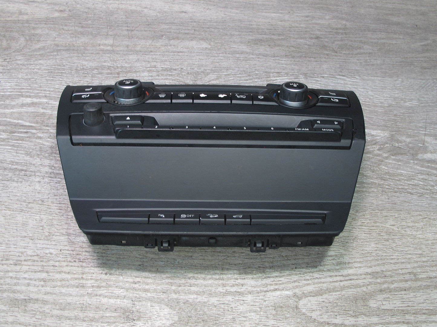 2010-2014 BMW E71 E72 X6 A/C Heater Climate Control Radio PDC Trunk Switch Panel