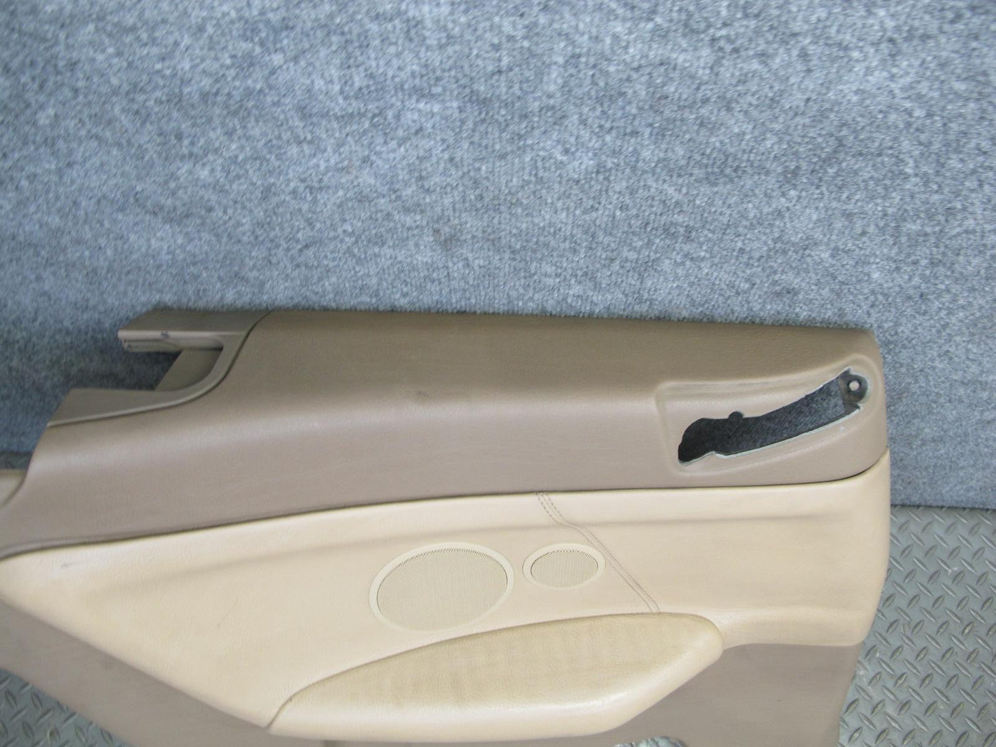 98-99 BMW E36 Convertible Rear Quarter Interior Trim Cover Panel Set Beige OEM