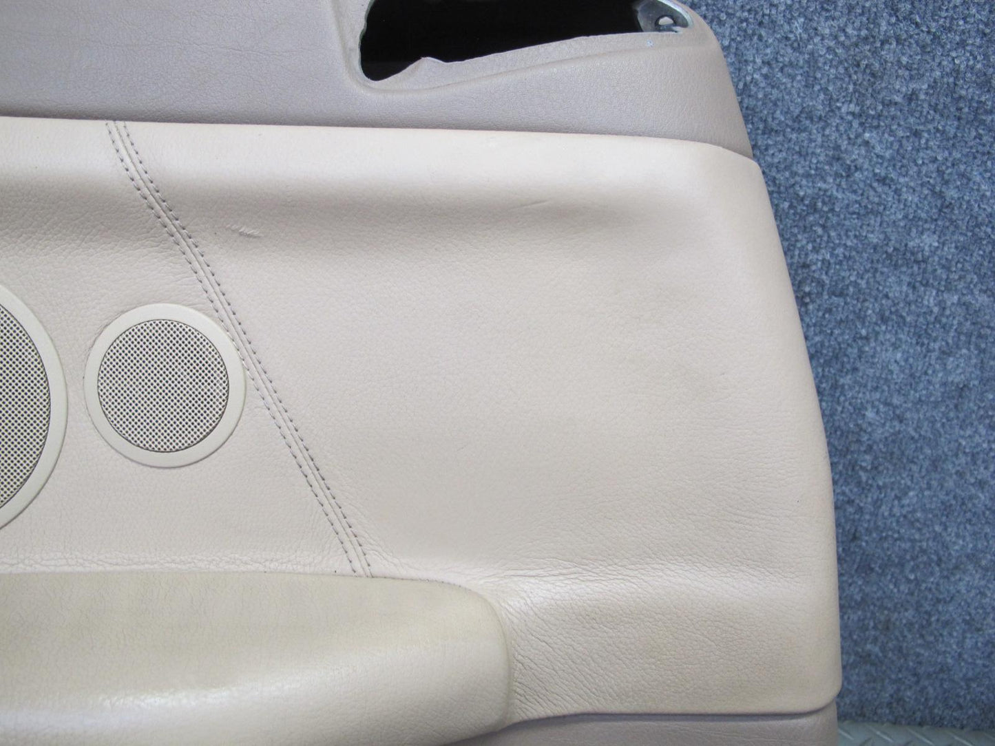 98-99 BMW E36 Convertible Rear Quarter Interior Trim Cover Panel Set Beige OEM