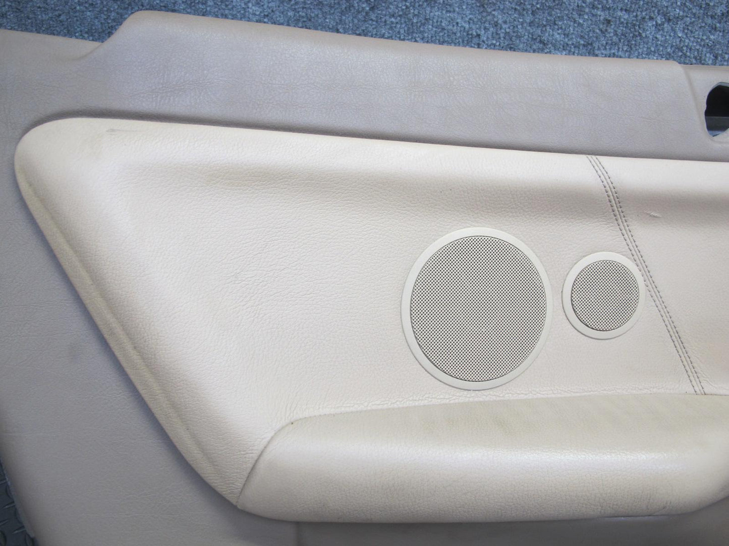 98-99 BMW E36 Convertible Rear Quarter Interior Trim Cover Panel Set Beige OEM