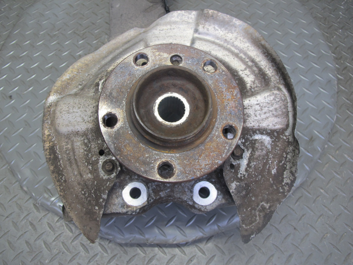 11-15 Mini Cooper R60 R61 AWD Rear Left Knuckle Wheel Hub Trailing Arm OEM